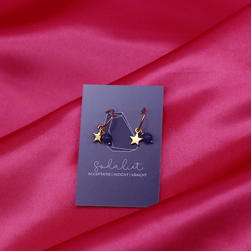 Oorbellen 'small heart' ~ Uchu Reminders – curated crystal by Marga Jacobs | rust, symboliek en intuïtieve zelfzorg