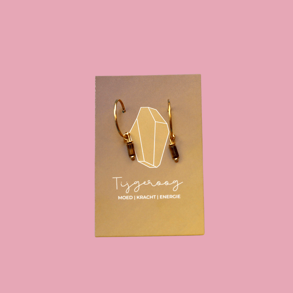 Oorbellen 'suit of wands' ~ Uchu Reminders – curated crystal by Marga Jacobs | rust, symboliek en intuïtieve zelfzorg