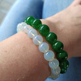 Opaliet edelsteen armband | 8 mm – curated crystal by Marga Jacobs | rust, symboliek en intuïtieve zelfzorg