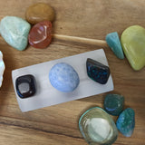 Oplaadsteen seleniet | rechthoekig – curated crystal by Marga Jacobs | rust, symboliek en intuïtieve zelfzorg