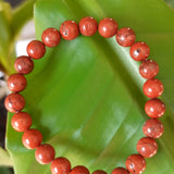 Rode jaspis edelsteen armband | 8 mm – curated crystal by Marga Jacobs | rust, symboliek en intuïtieve zelfzorg