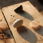 Rozenkwarts trommelstenen – curated crystal by Marga Jacobs | rust, symboliek en intuïtieve zelfzorg