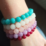 Set edelsteen armbanden (1) | 8 mm – curated crystal by Marga Jacobs | rust, symboliek en intuïtieve zelfzorg