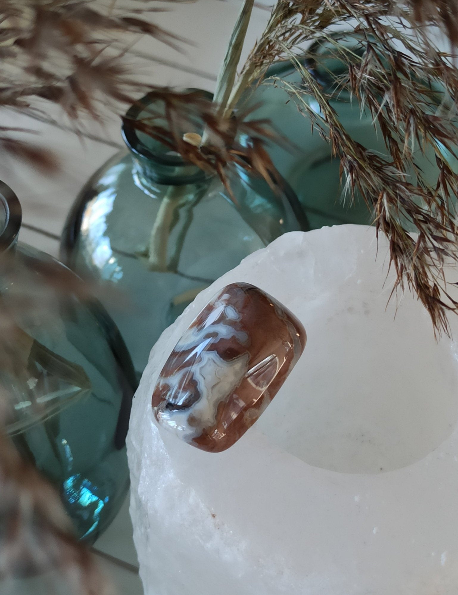 Steragaat trommelstenen – curated crystal by Marga Jacobs | rust, symboliek en intuïtieve zelfzorg