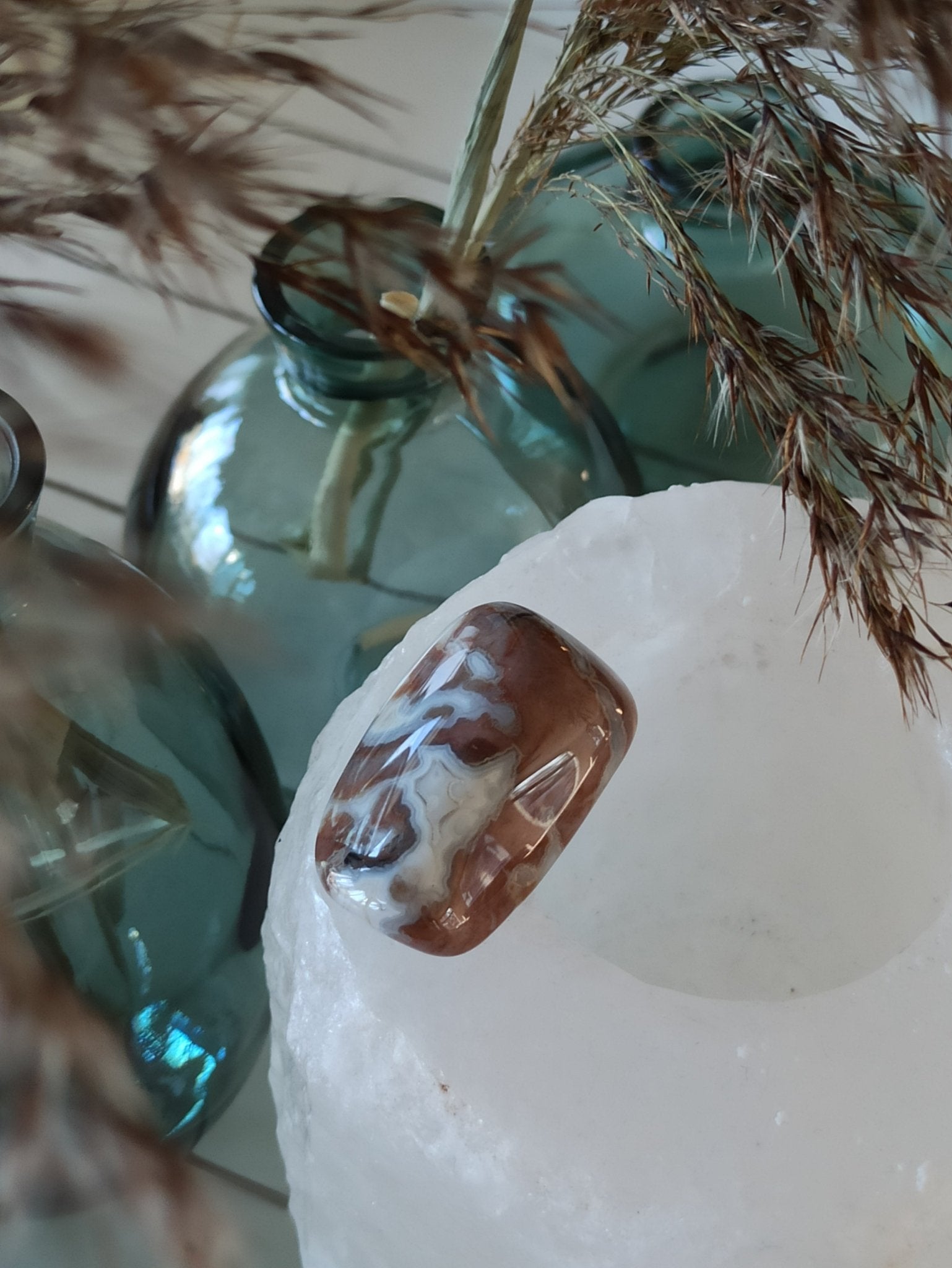 Steragaat trommelstenen – curated crystal by Marga Jacobs | rust, symboliek en intuïtieve zelfzorg