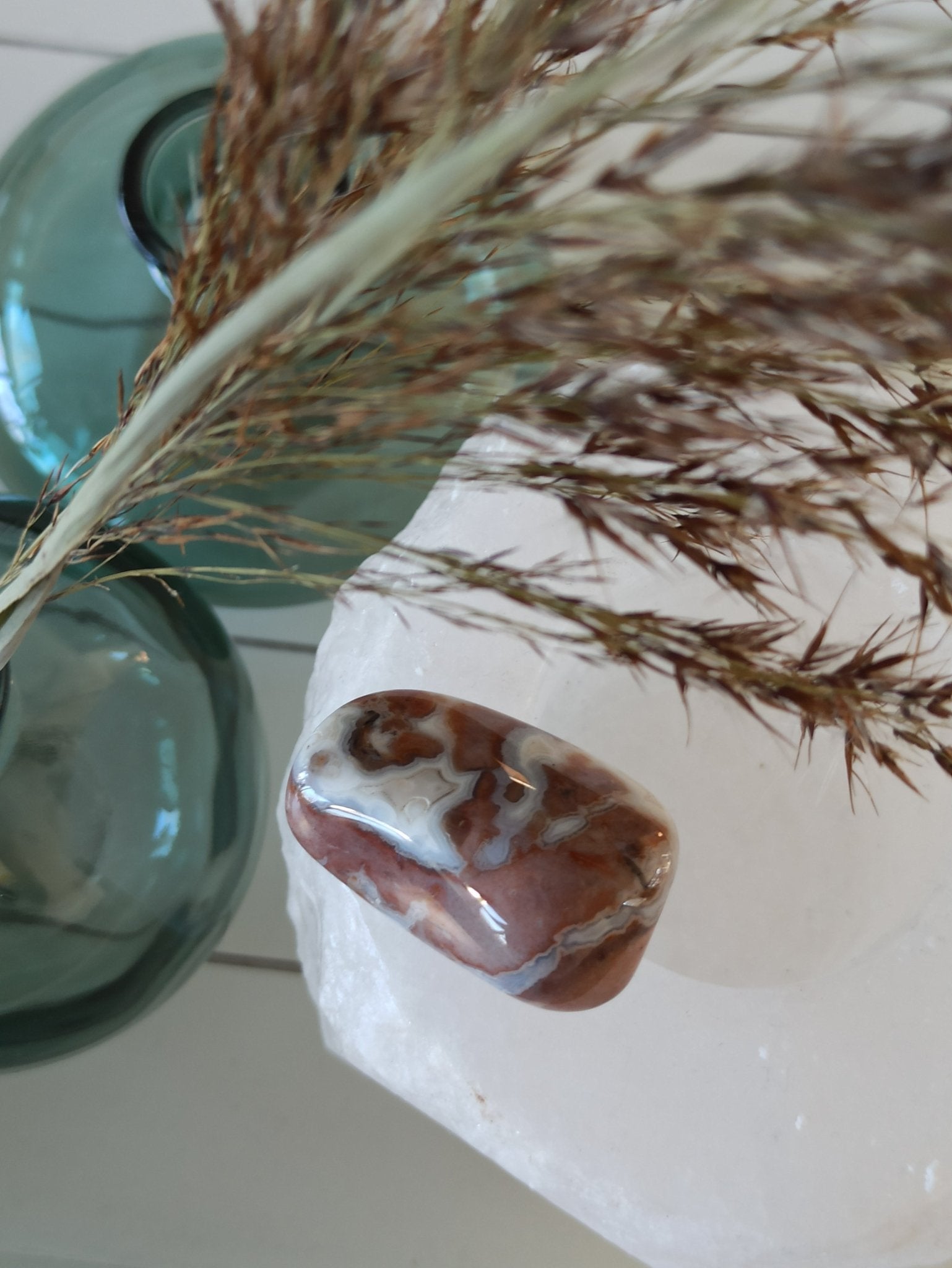 Steragaat trommelstenen – curated crystal by Marga Jacobs | rust, symboliek en intuïtieve zelfzorg