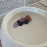 Tegen vlooien en teken edelsteenwaterset (huisdieren) – curated crystal by Marga Jacobs | rust, symboliek en intuïtieve zelfzorg
