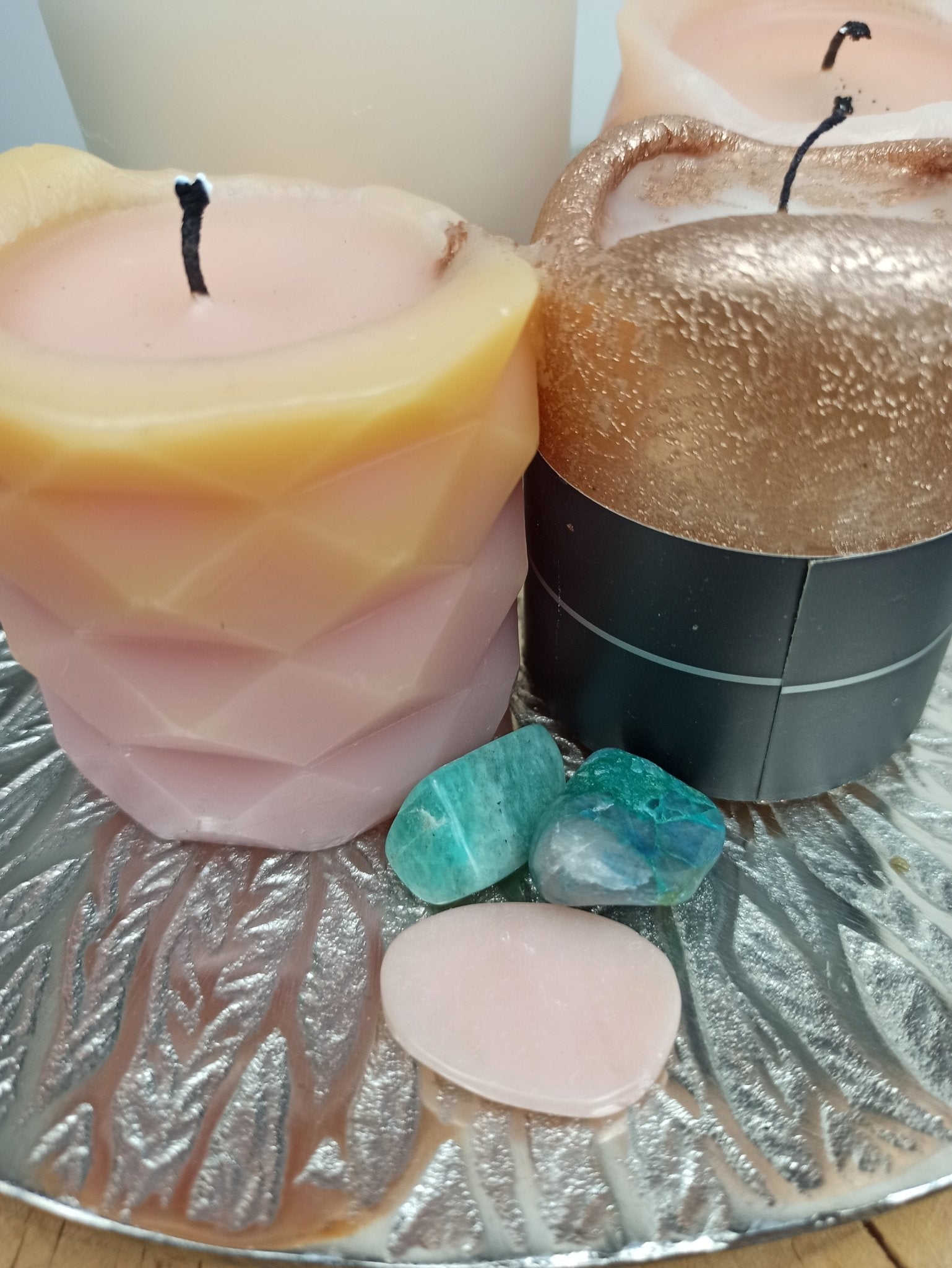 Ussingiet trommelstenen – curated crystal by Marga Jacobs | rust, symboliek en intuïtieve zelfzorg