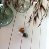 Verleden loslaten edelsteenwaterset – curated crystal by Marga Jacobs | rust, symboliek en intuïtieve zelfzorg