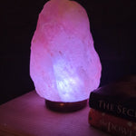 Zoutlamp (roze) met USB-aansluiting | Marga Jacobs - De webshop